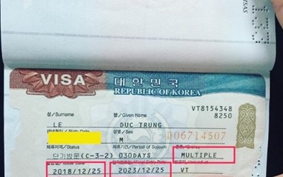 Kinh nghiệm xin visa 5 năm Hàn Quốc cho công dân có hộ khẩu Hà Nội