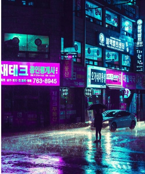 Có một Seoul rất khác, trầm buồn với nét đẹp siêu thực trong văn hóa Cyberpunk