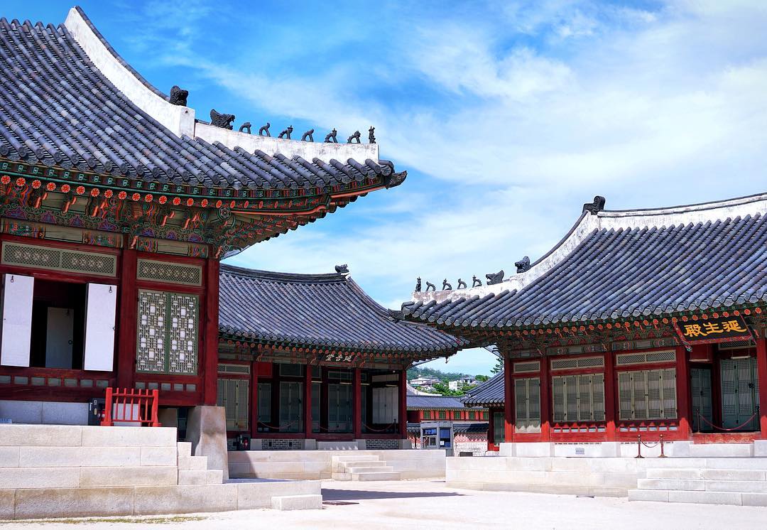 Kiến trúc các điện bên trong cung điện  Gyeongbokgung