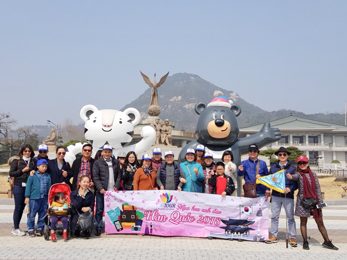 Du khách đi Hàn Quốc dịp Tết 2018