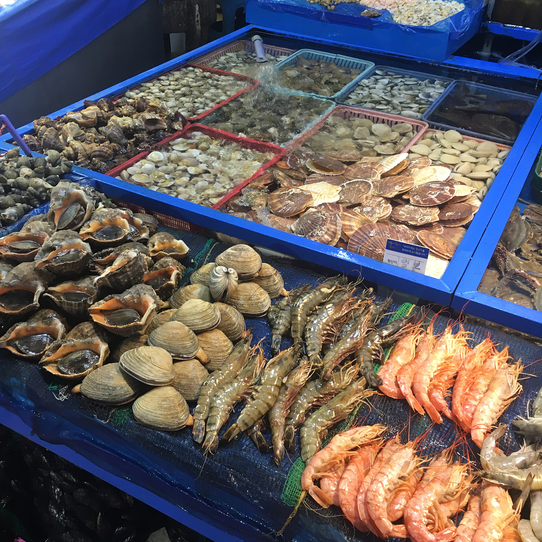 Các mặt hàng hải sản đa dạng